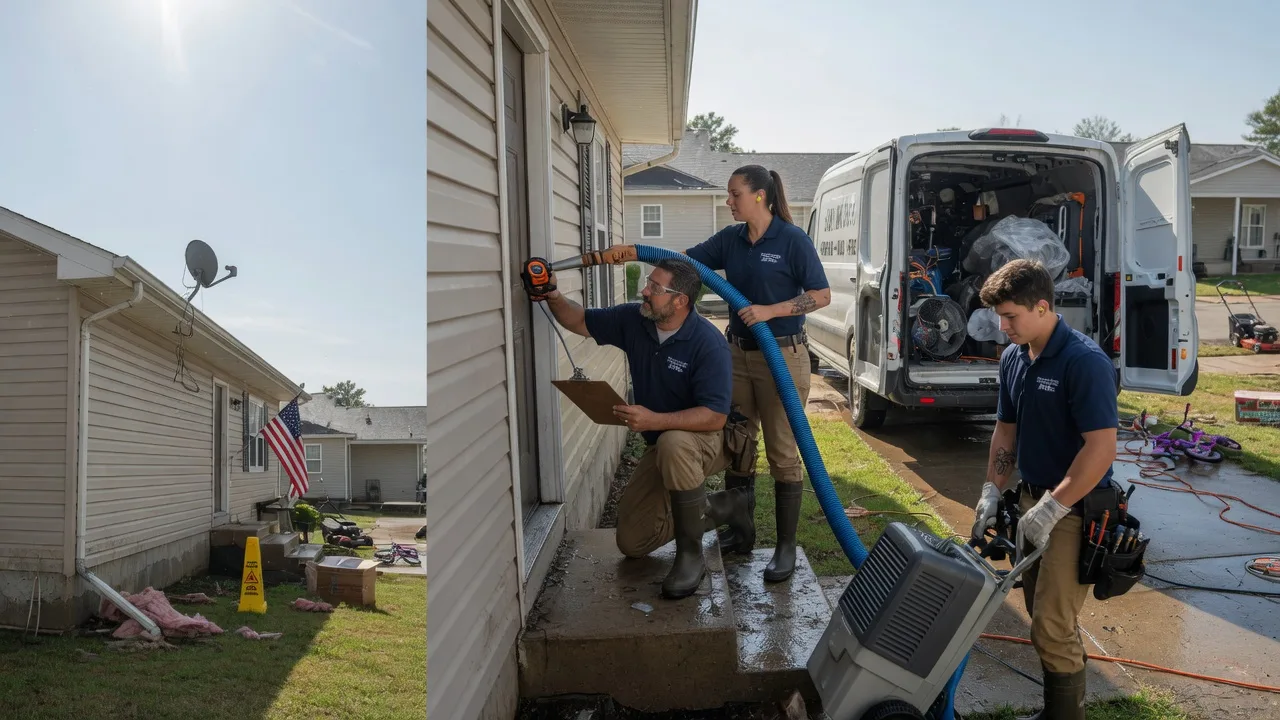 Ceiling Water Damage Restoration in Elroy, WI near me